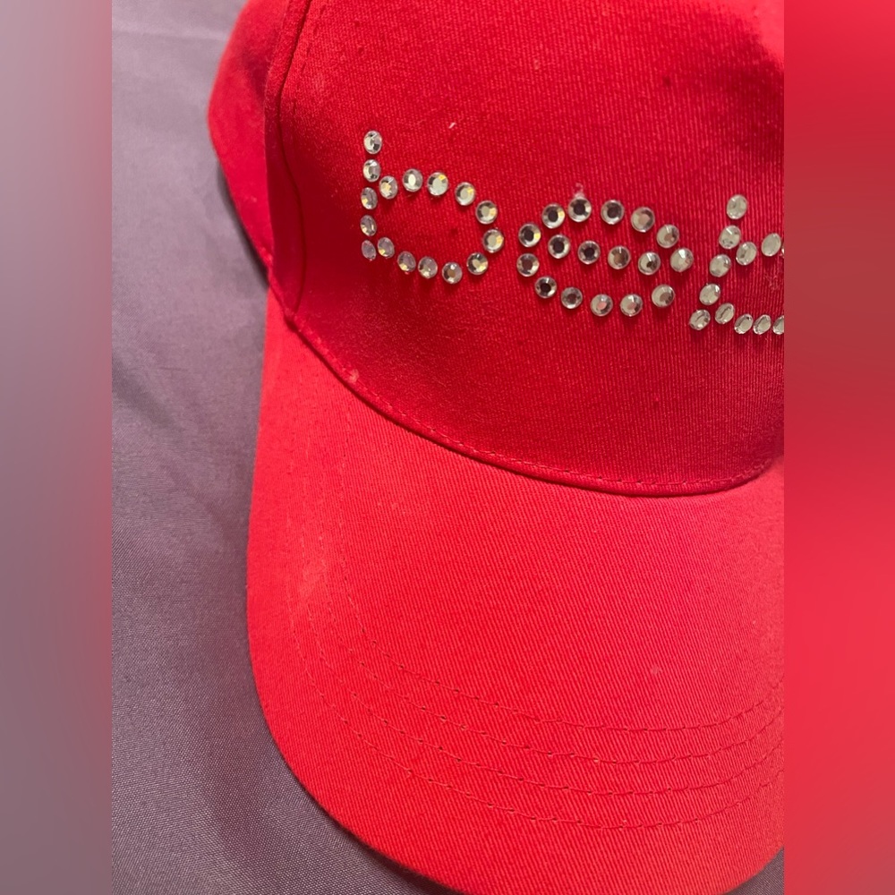 Red Bebe Rhinestone Logo - Picture 2 of 6